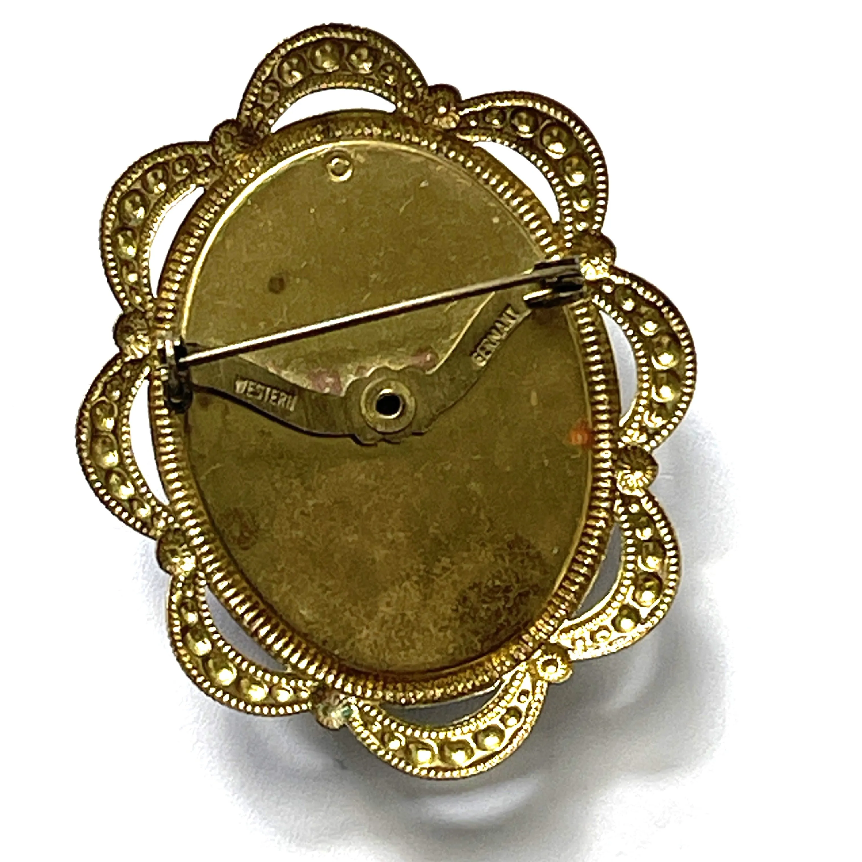 1960's Serigraphy Lea Stein Vintage Brooch