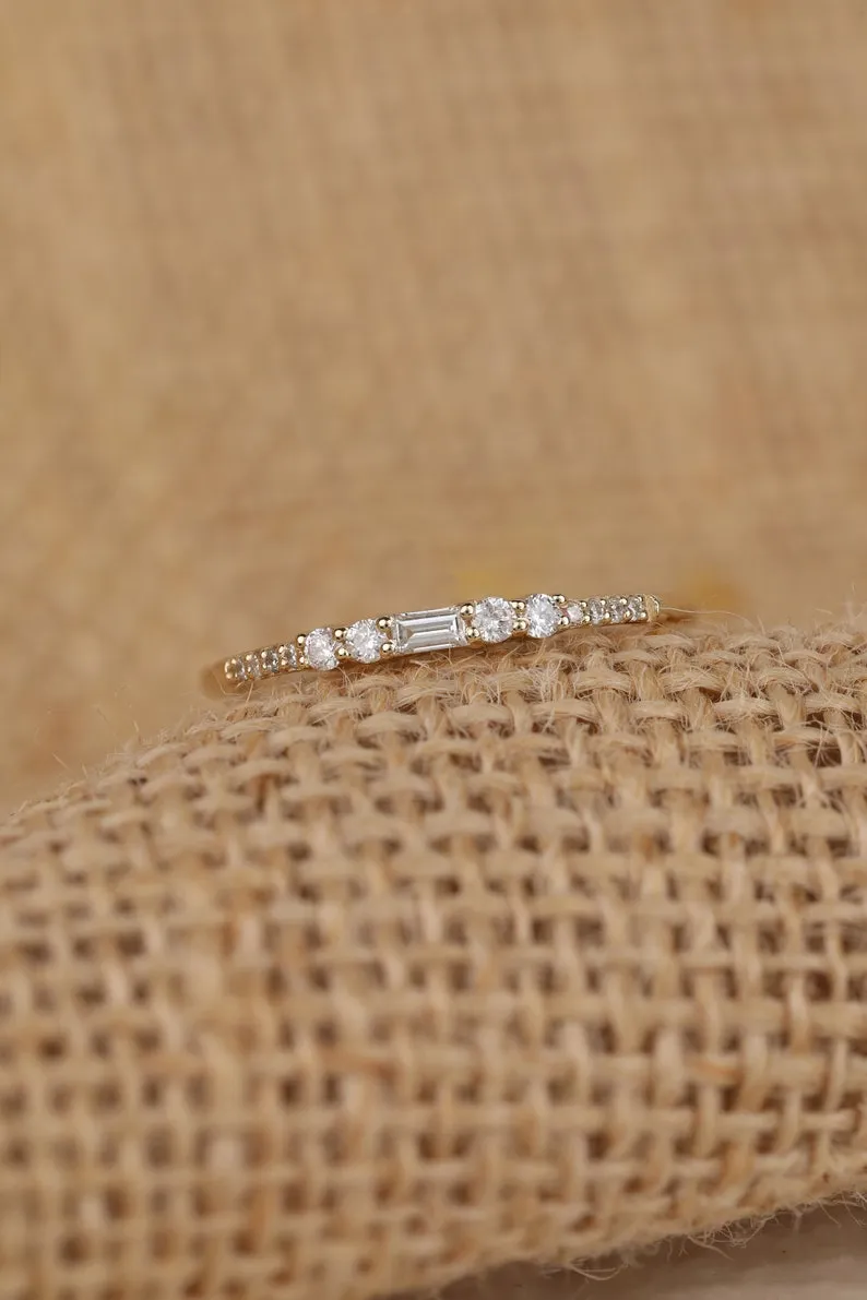 Baguette and Round Diamonds Baguette and Round Diamonds