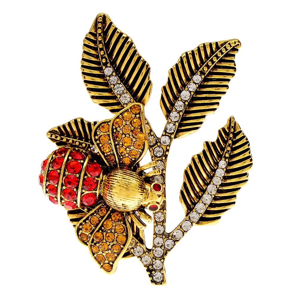 Bee On The Branch Brooches For Women