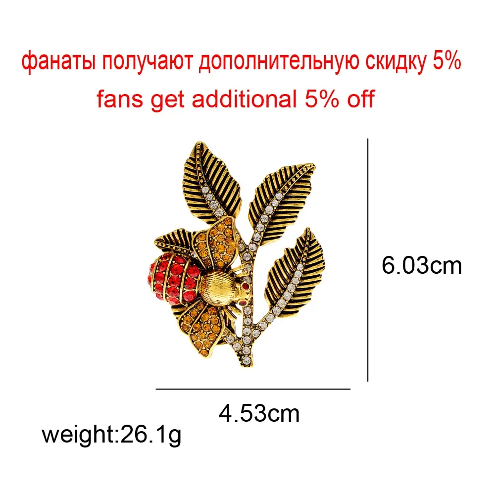 Bee On The Branch Brooches For Women