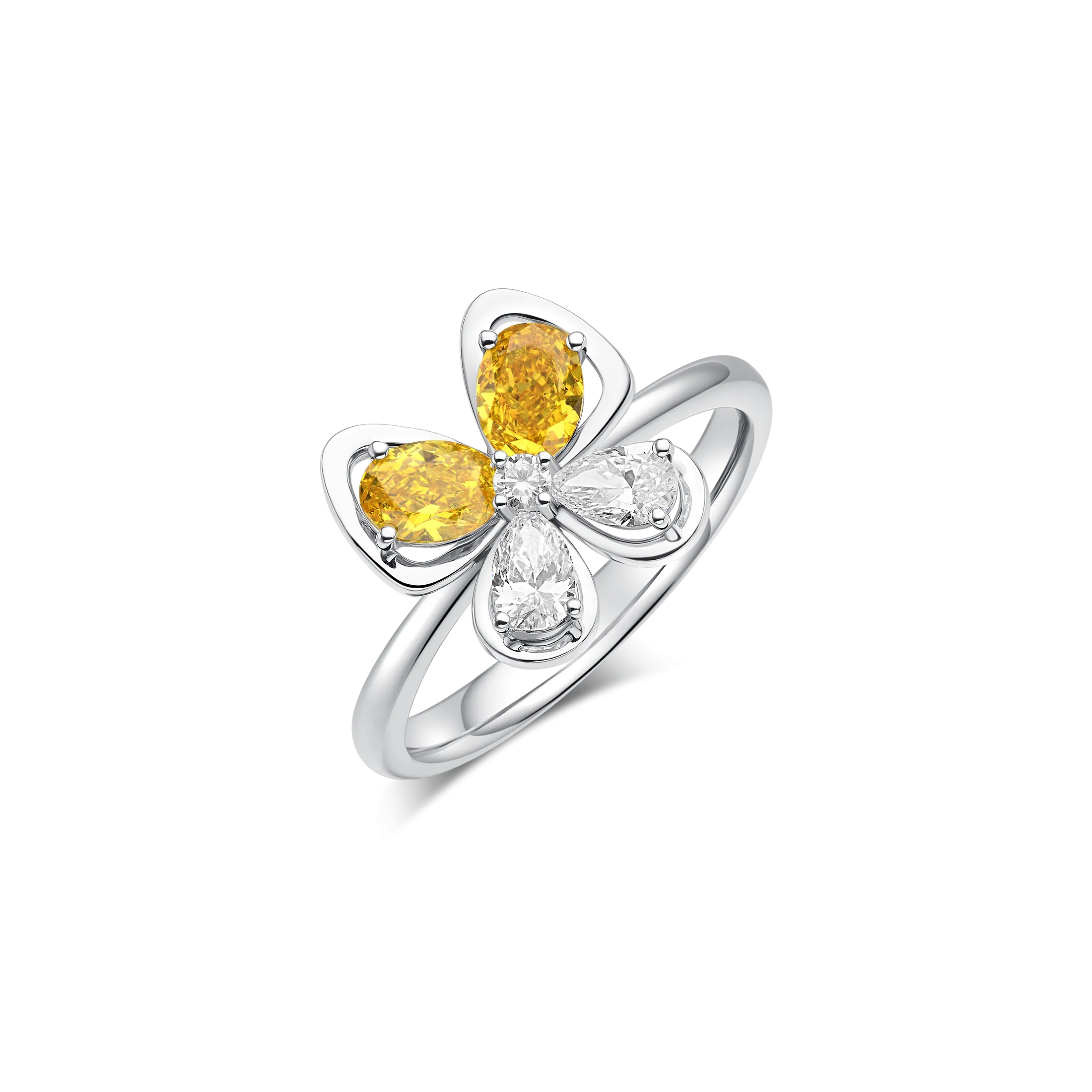 Butterfly's dance ring