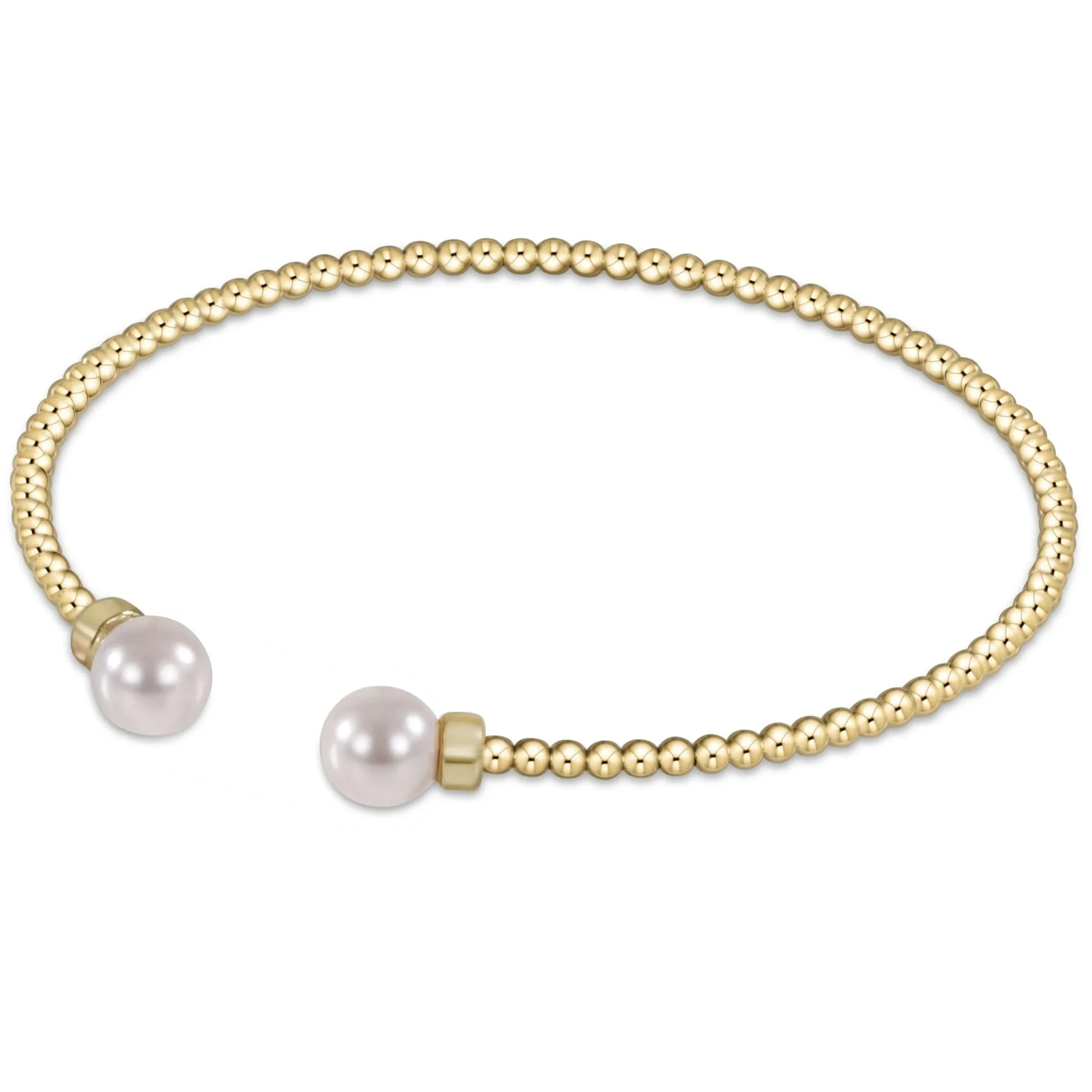Classic Gold 2mm Bead Cuff