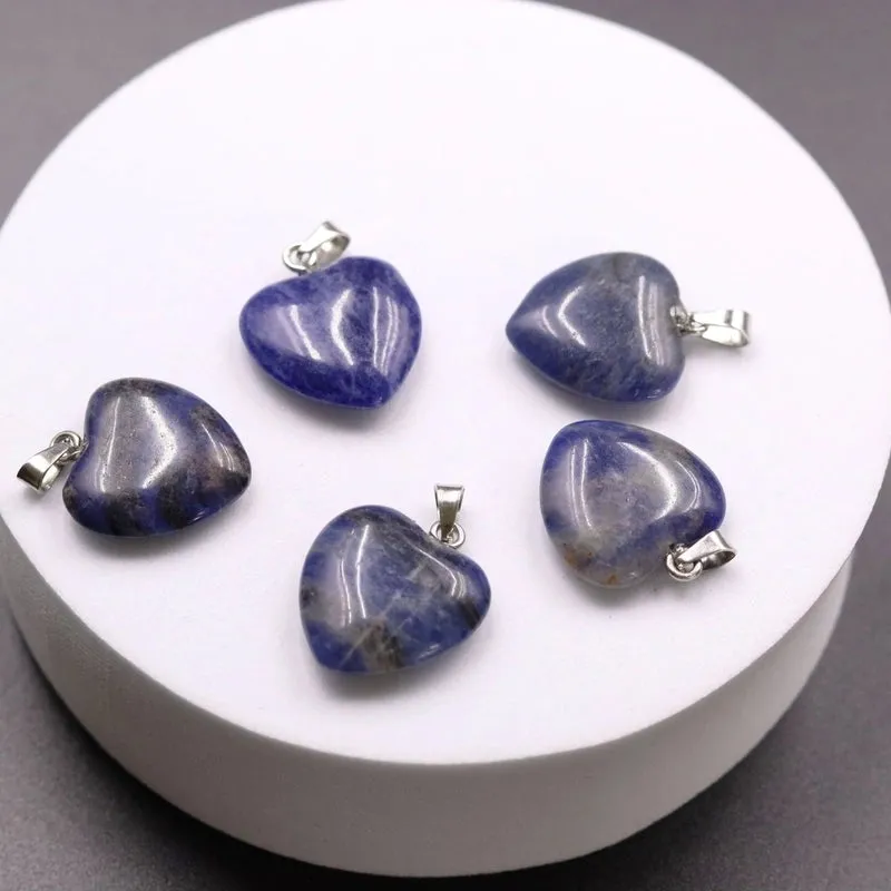 Elegant Simple Style Heart Shape Crystal Charms