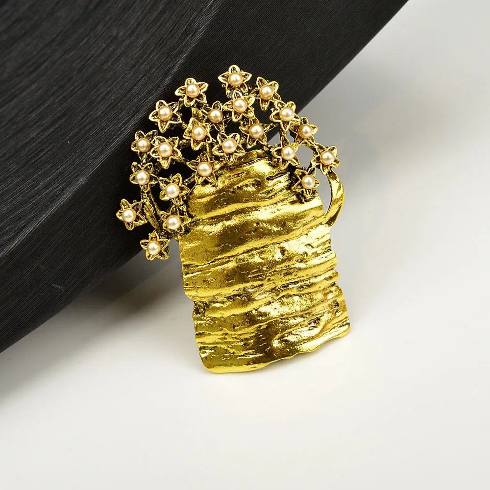 New Vintage Palace Style FLower Brooches For Women And Men