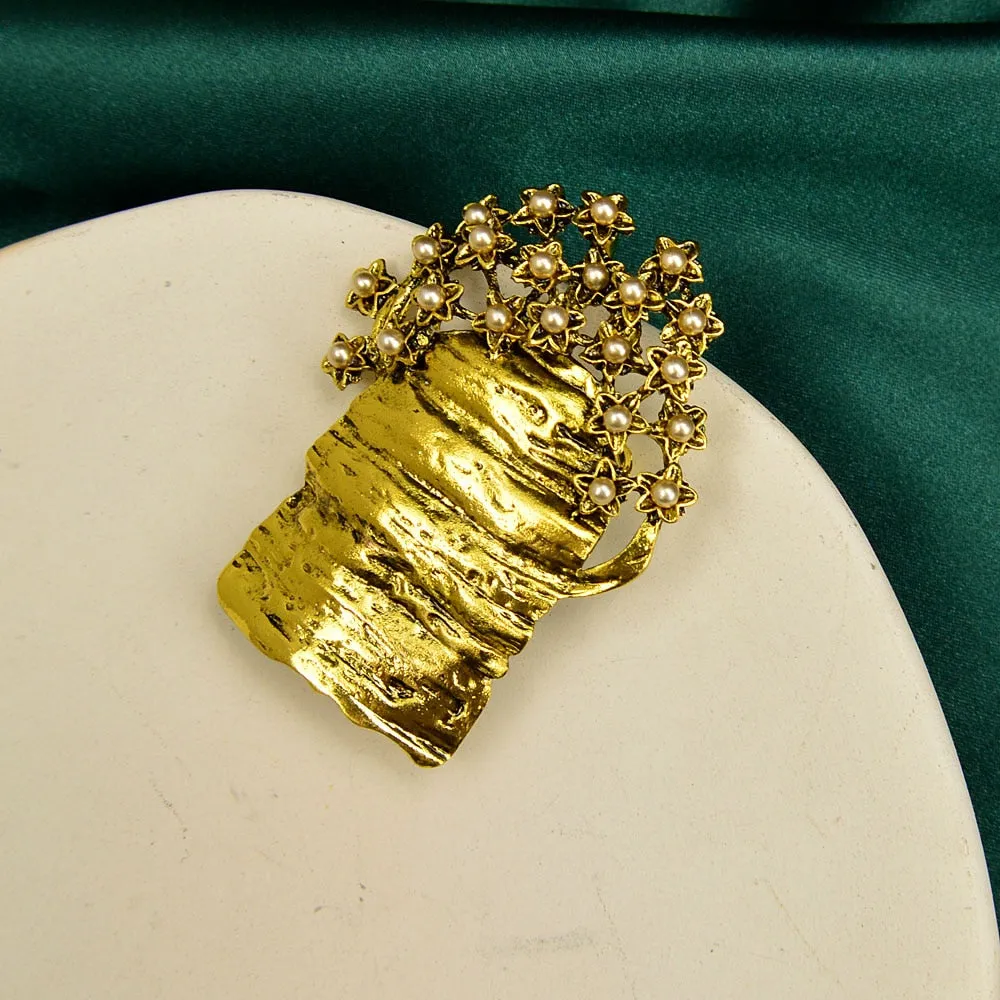 New Vintage Palace Style FLower Brooches For Women And Men