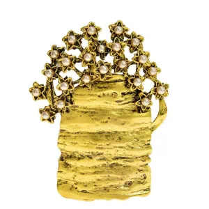 New Vintage Palace Style FLower Brooches For Women And Men