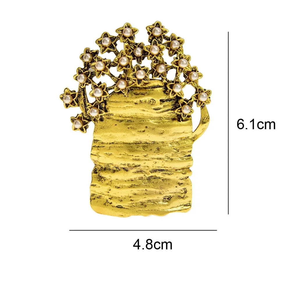 New Vintage Palace Style FLower Brooches For Women And Men
