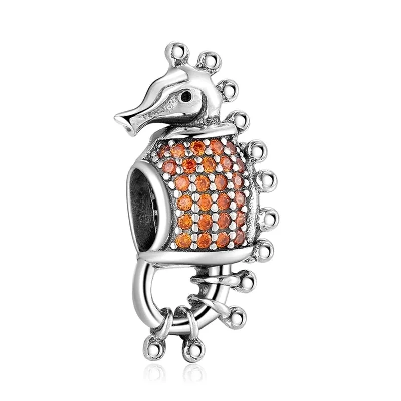 Original Design Simple Style Heart Shape Footprint Whale Sterling Silver Inlay Zircon Jewelry Accessories