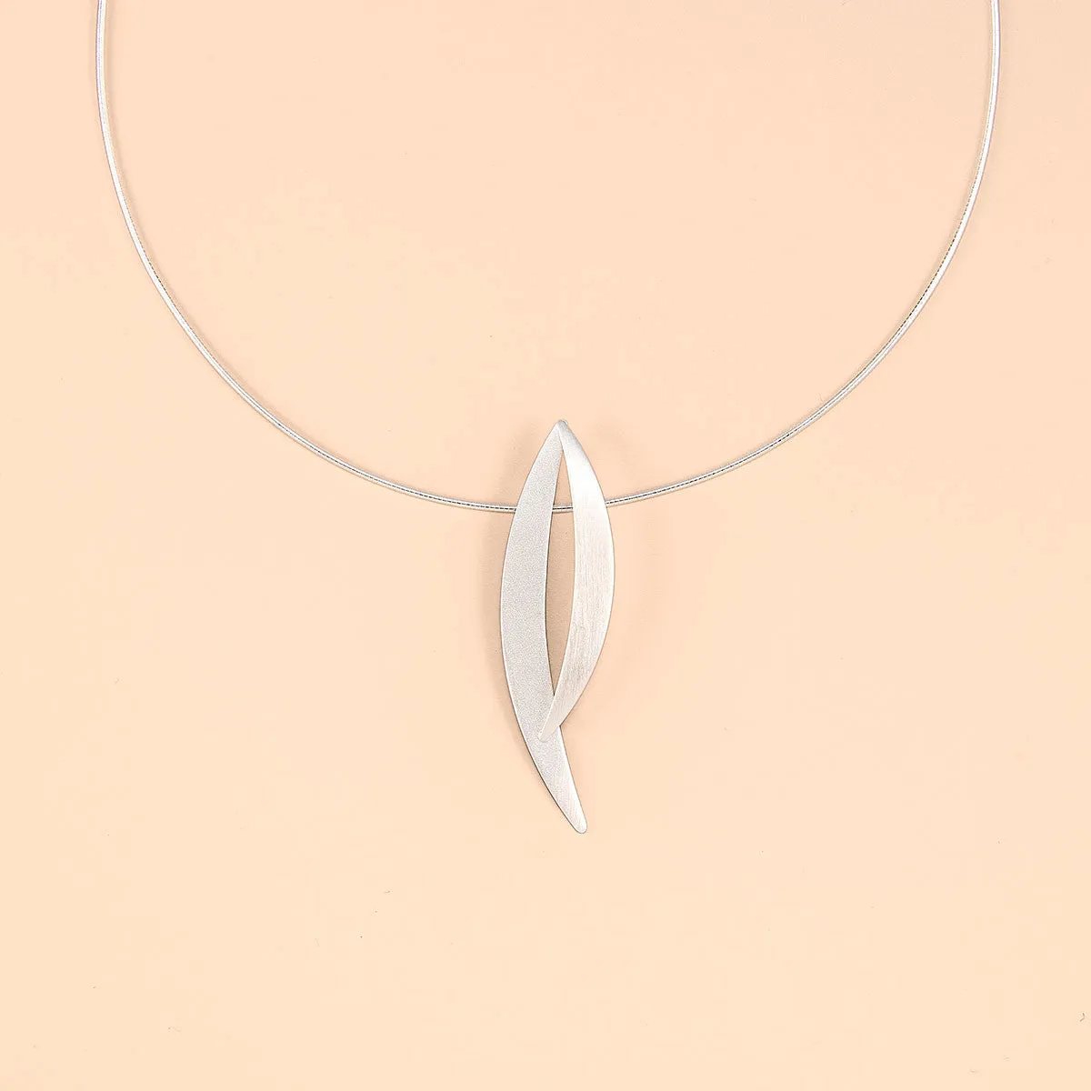 "Flames Crossing" Pendant
