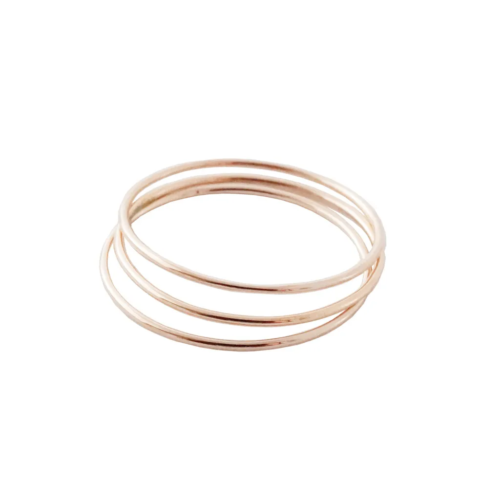 Super Skinny Stacking Ring Trio
