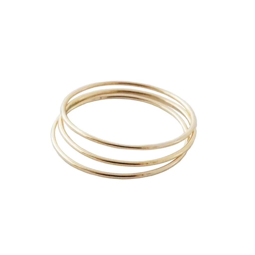 Super Skinny Stacking Ring Trio