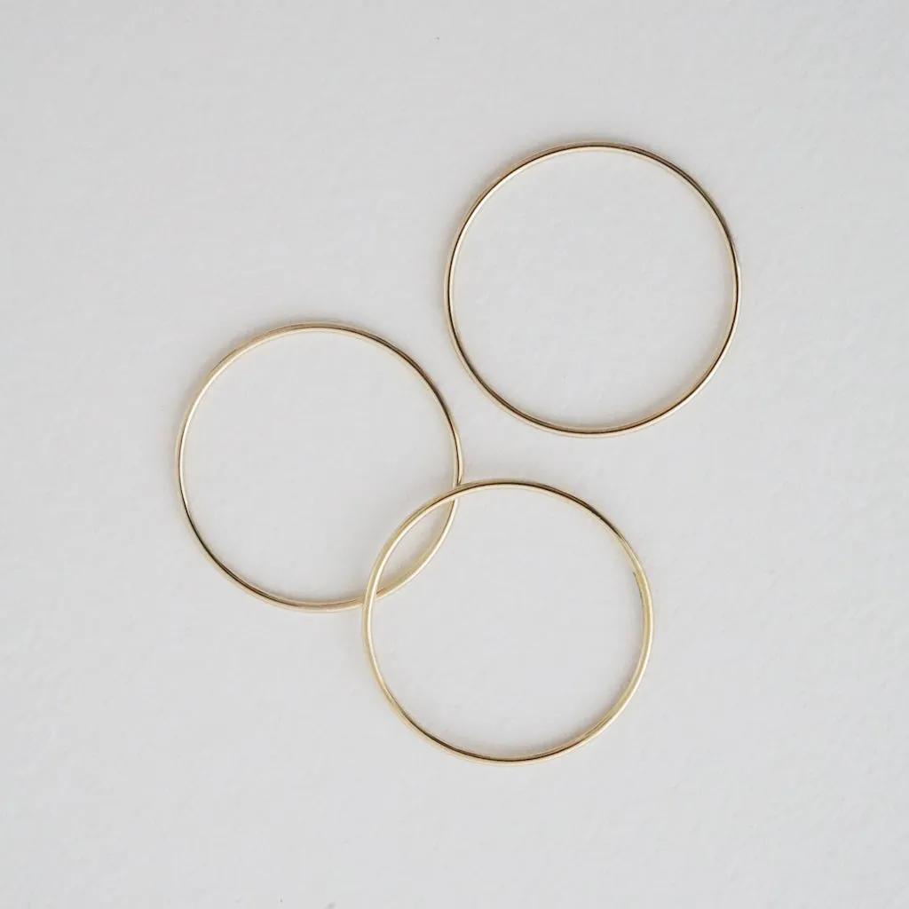 Super Skinny Stacking Ring Trio