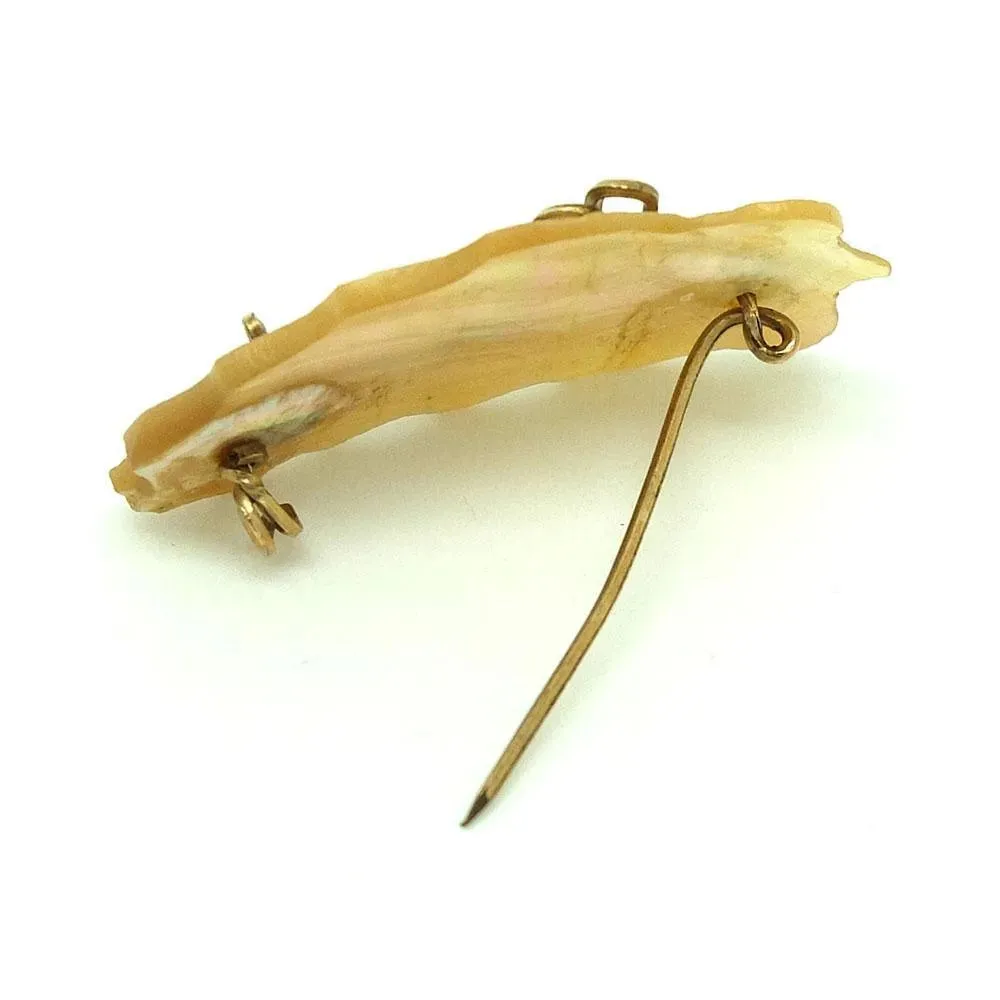 Vintage 1930s Mother of Pearl 'Mary' Brooch