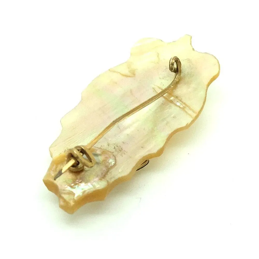 Vintage 1930s Mother of Pearl 'Mary' Brooch