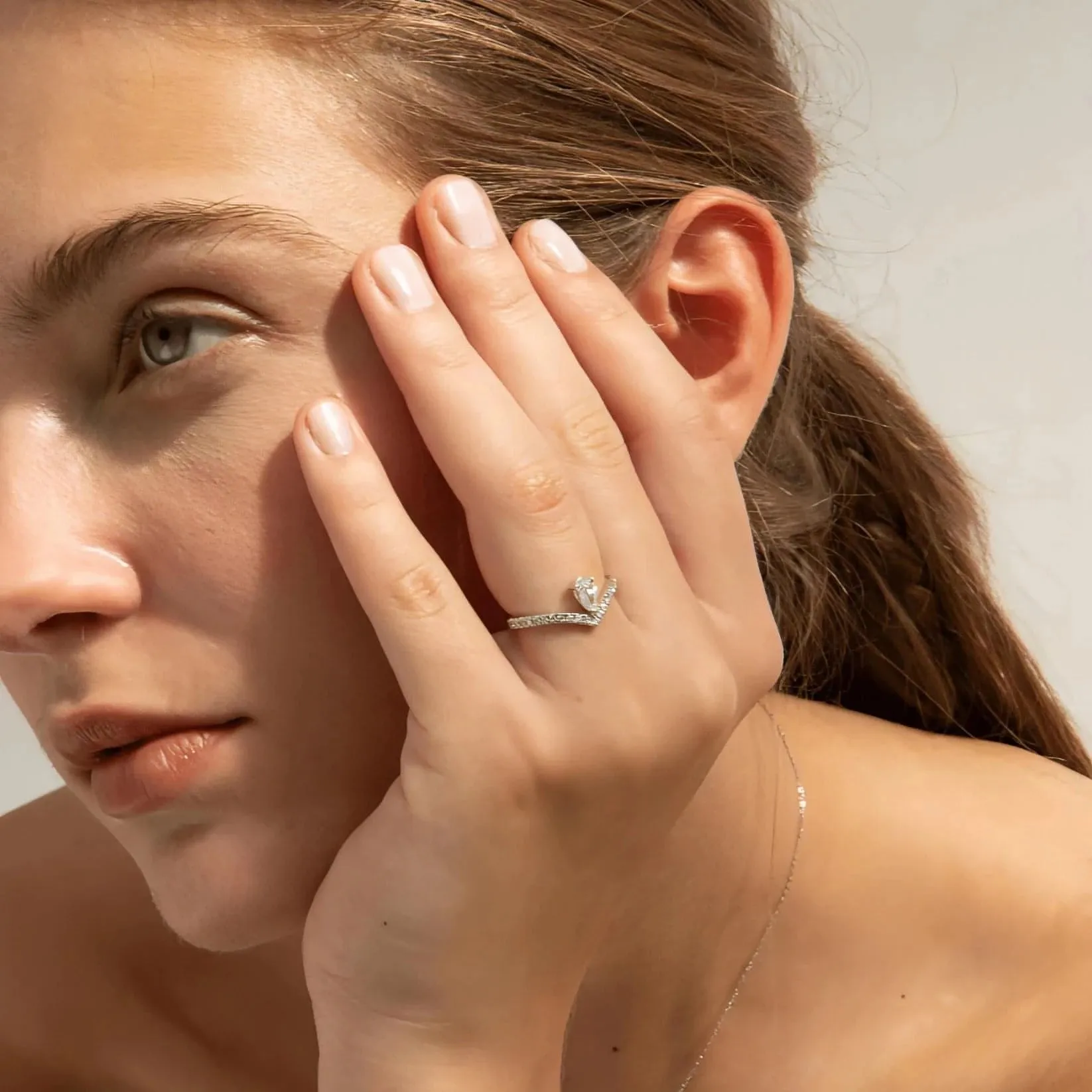 Vintage drop ring