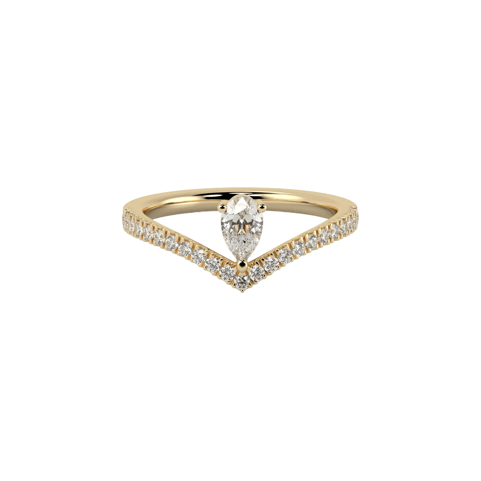 Vintage drop ring